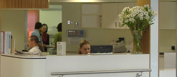 Medical Centre Reception  on the Mornington Peninsula
