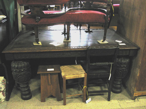 Check out the beautiful legs on this table - what a work of art at the mornington Antique Centre Mornington Peninsula