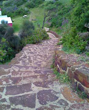 Steps at Shire Beach