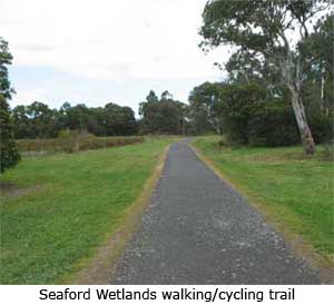 Seaford Wetlands walking/cycle path